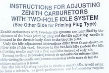Load image into Gallery viewer, GENUINE ZENITH Carburetor Kit Float fits John Deere 3010 3020 tractor 12510 13429 AR26432R  A01