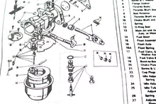 Load image into Gallery viewer, Carburetor Kit Float with Adjustable Main Jet fit Onan J JC 141D685 141D686  E23